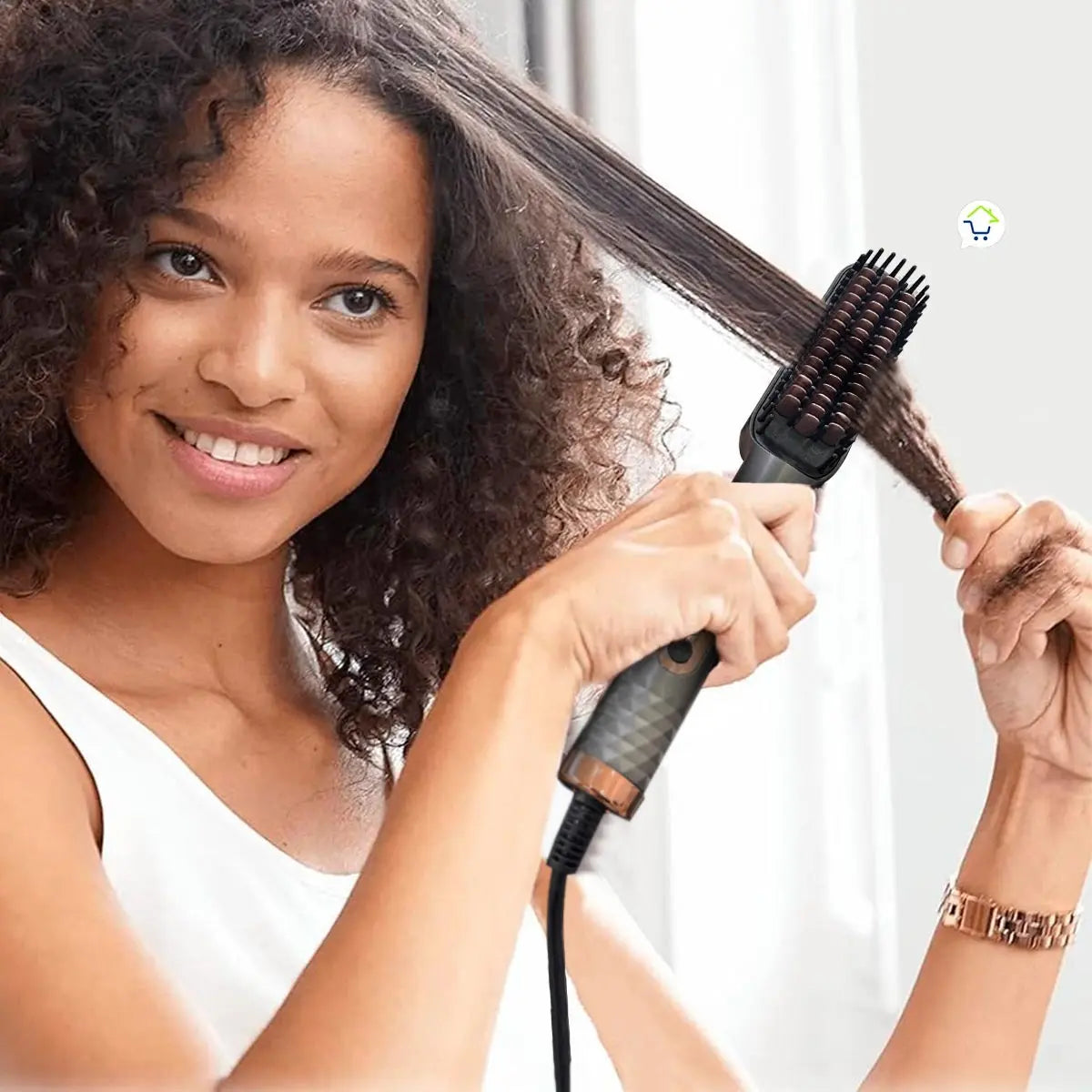 Cepillo Alisador Eléctrico SOKANY Profesional | Cabello Liso, Brillante y Sin Frizz