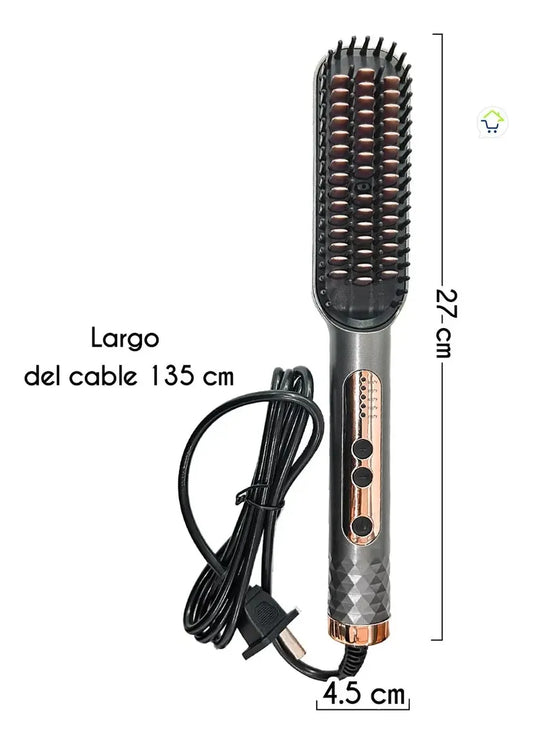 Cepillo Alisador Eléctrico SOKANY Profesional | Cabello Liso, Brillante y Sin Frizz